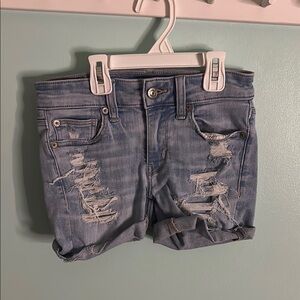 American Eagle Outfitters Light Blue Denim Shorts